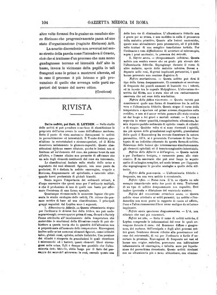 Gazzetta medica di Roma