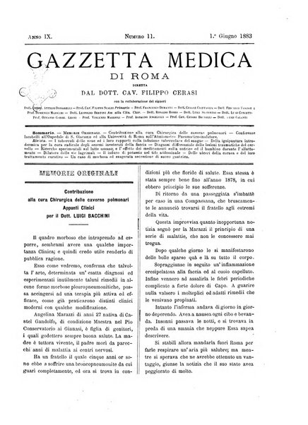 Gazzetta medica di Roma