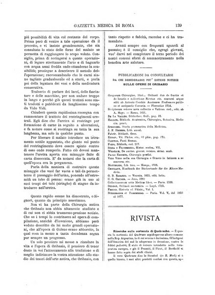 Gazzetta medica di Roma