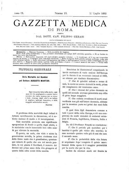 Gazzetta medica di Roma