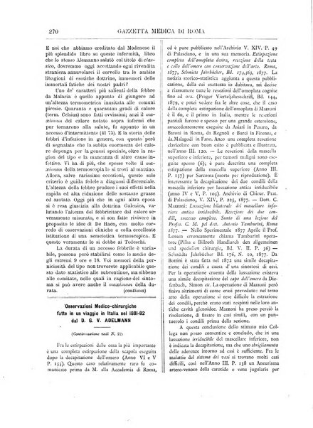 Gazzetta medica di Roma