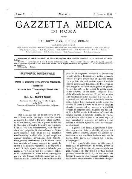 Gazzetta medica di Roma