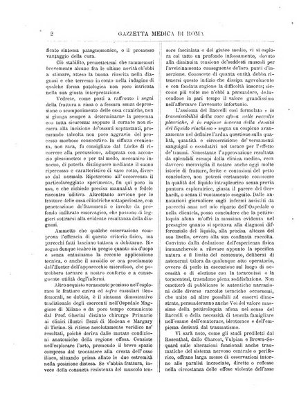 Gazzetta medica di Roma