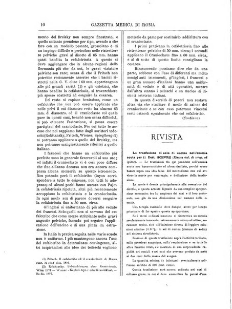 Gazzetta medica di Roma