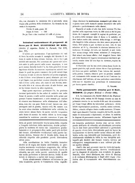 Gazzetta medica di Roma