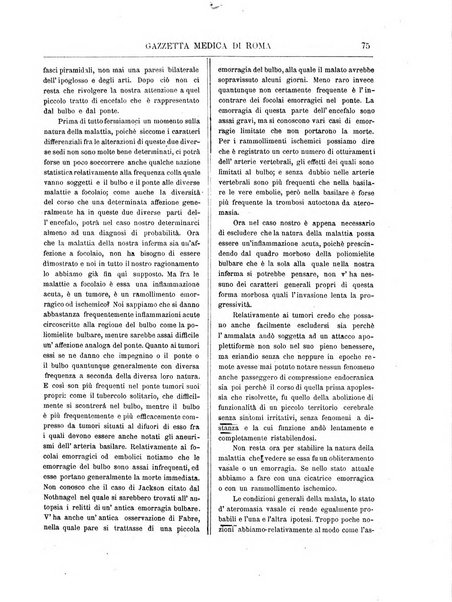 Gazzetta medica di Roma