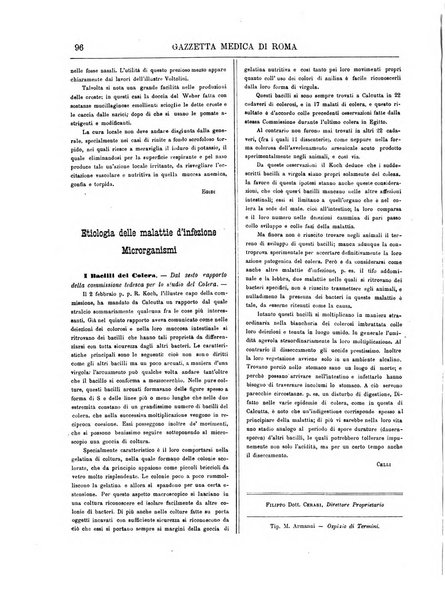 Gazzetta medica di Roma