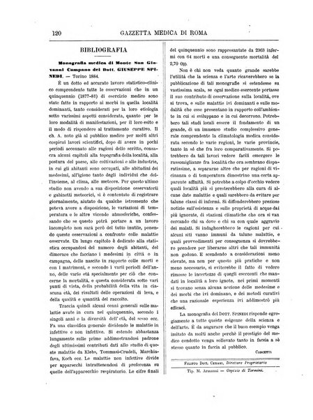 Gazzetta medica di Roma