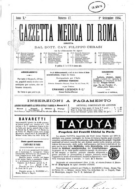 Gazzetta medica di Roma