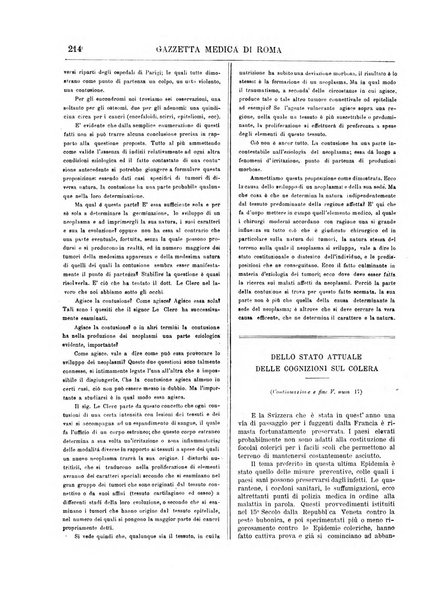 Gazzetta medica di Roma