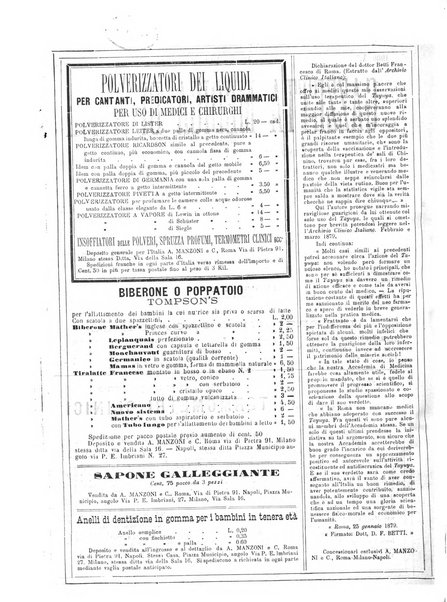 Gazzetta medica di Roma