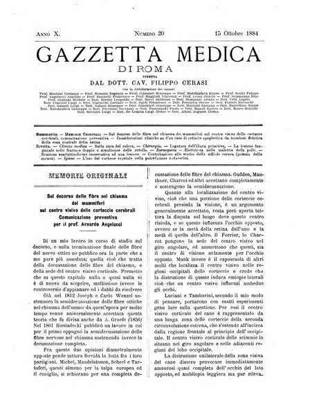 Gazzetta medica di Roma