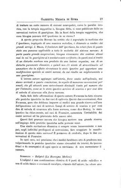 Gazzetta medica di Roma