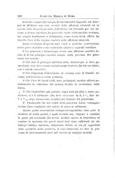 Gazzetta medica di Roma