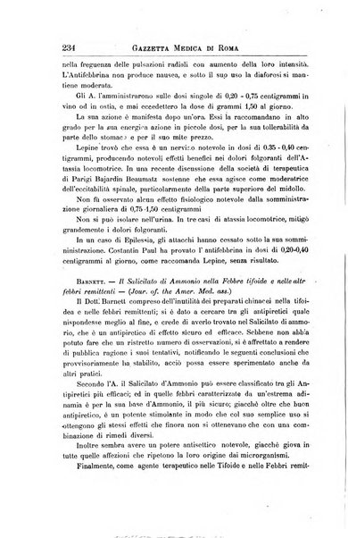 Gazzetta medica di Roma