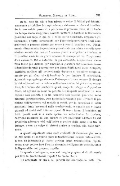 Gazzetta medica di Roma