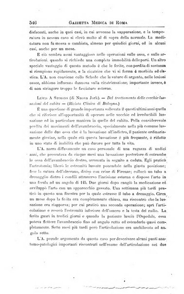 Gazzetta medica di Roma