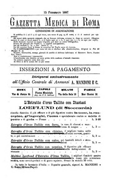 Gazzetta medica di Roma