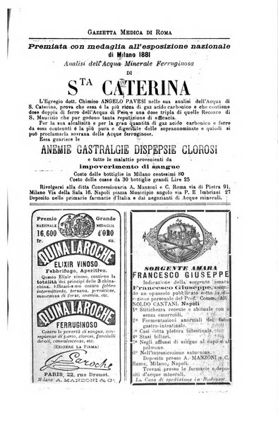 Gazzetta medica di Roma