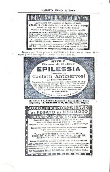 Gazzetta medica di Roma