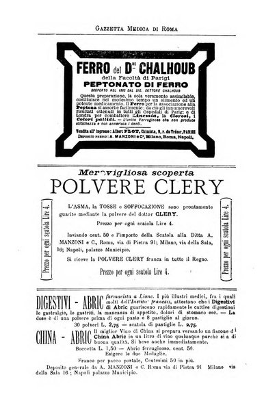 Gazzetta medica di Roma