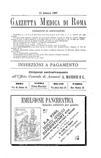 Gazzetta medica di Roma