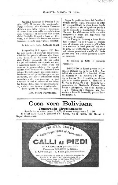 Gazzetta medica di Roma