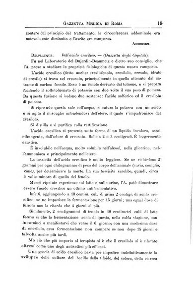 Gazzetta medica di Roma