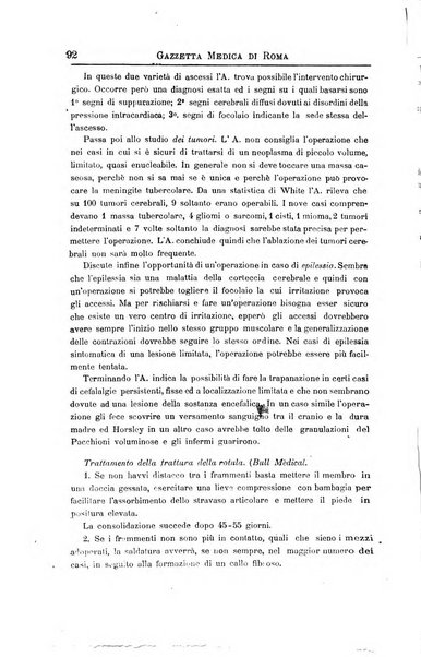 Gazzetta medica di Roma