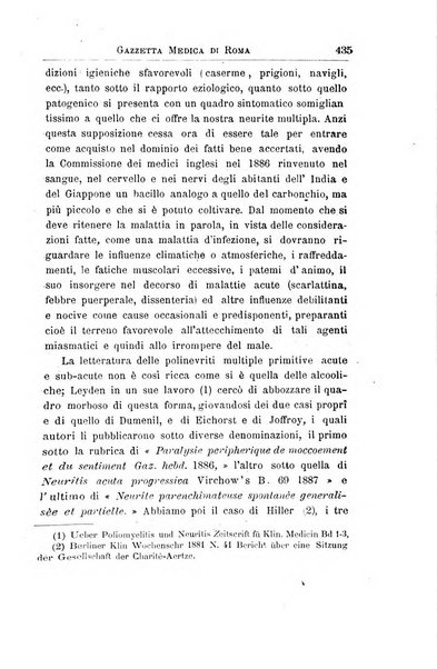 Gazzetta medica di Roma