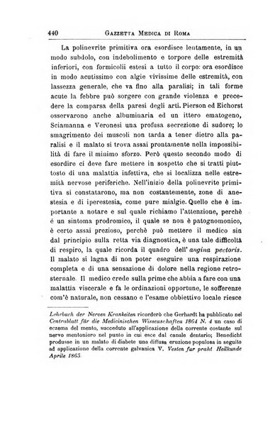 Gazzetta medica di Roma