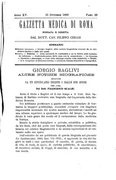 Gazzetta medica di Roma