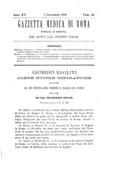 Gazzetta medica di Roma