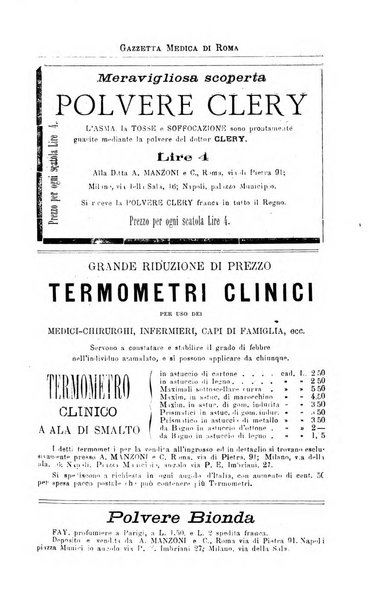 Gazzetta medica di Roma