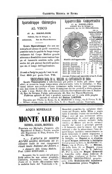 Gazzetta medica di Roma