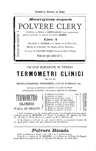 Gazzetta medica di Roma