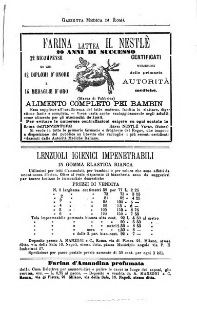 Gazzetta medica di Roma