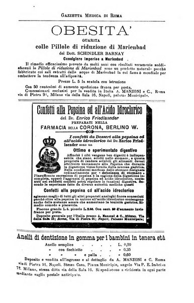 Gazzetta medica di Roma