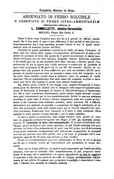 Gazzetta medica di Roma