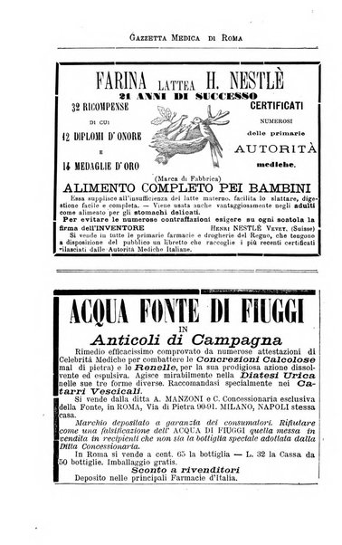 Gazzetta medica di Roma