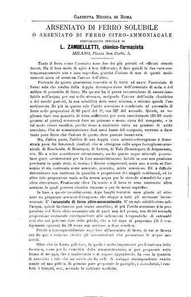 Gazzetta medica di Roma