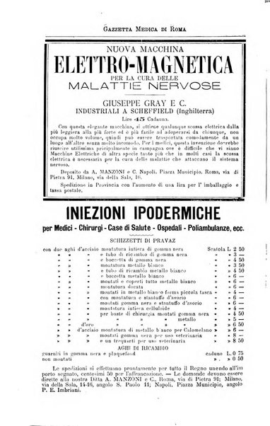 Gazzetta medica di Roma