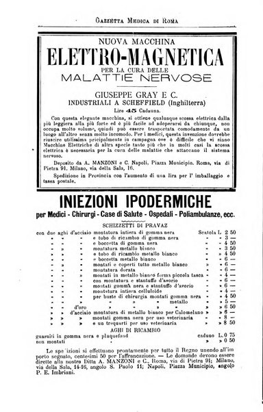 Gazzetta medica di Roma