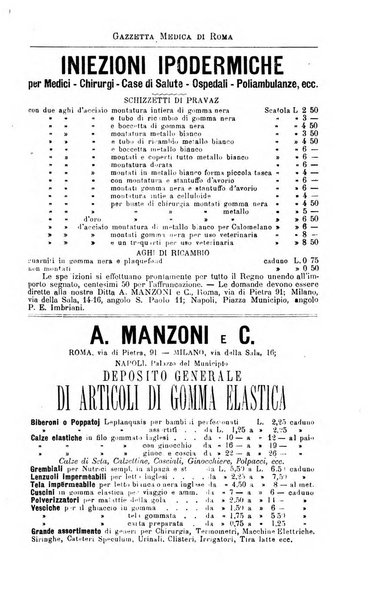 Gazzetta medica di Roma