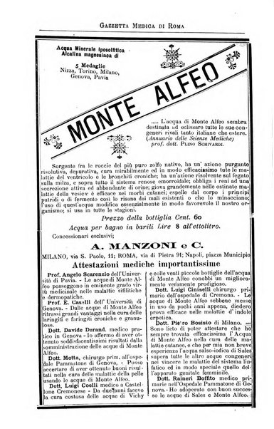 Gazzetta medica di Roma