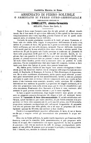 Gazzetta medica di Roma