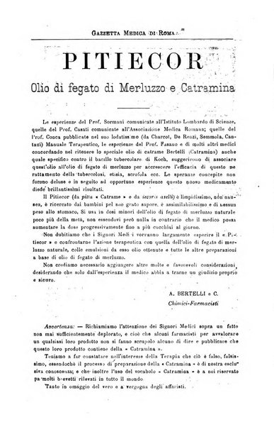 Gazzetta medica di Roma