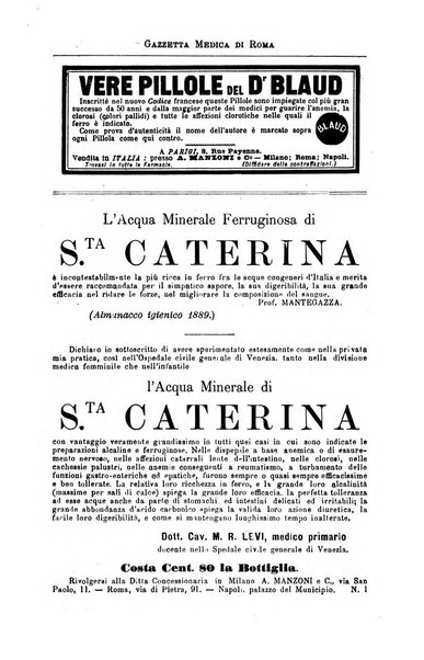 Gazzetta medica di Roma