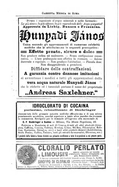 Gazzetta medica di Roma