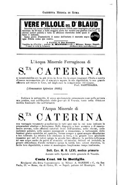 Gazzetta medica di Roma